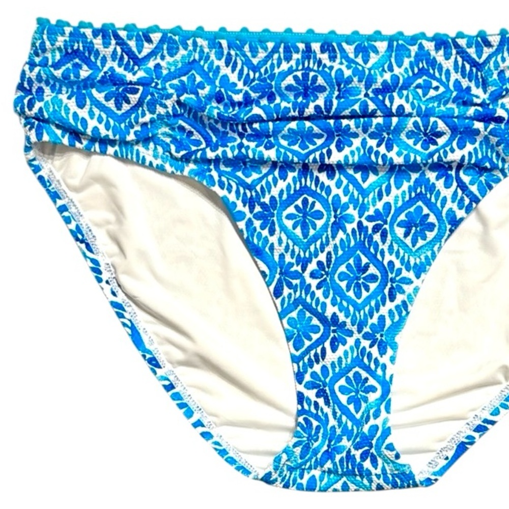 Tommy Bahama Island Cays Shell High-Waist Bikini Bottoms - Picture 6 of 13